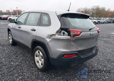 2017 Jeep Cherokee Sport 4X4 из США, поврежденный, VIN 1C4PJMAB5HW666153